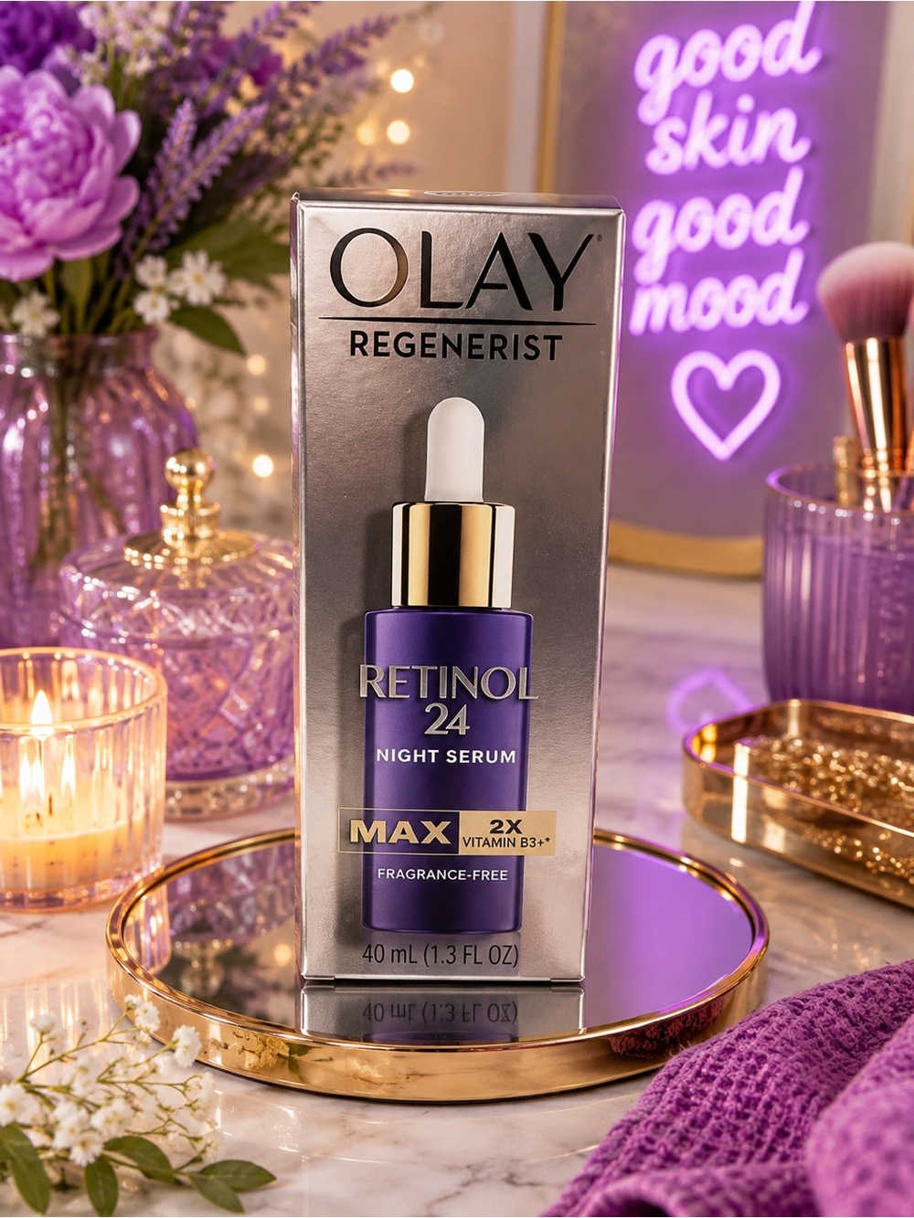 OLAY Regenerist Retinol 24 MAX Night Serum - 40ml